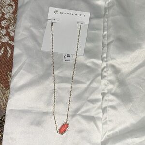 Kendra Scott Gold and Pink Necklace